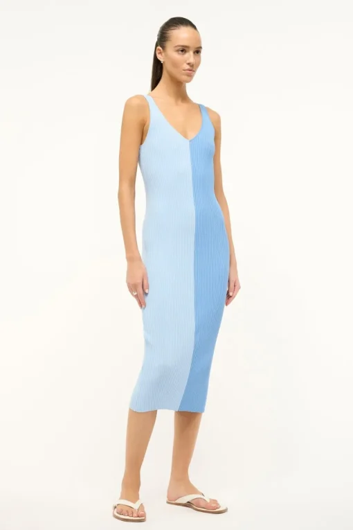 DANA DRESS  PERIWINKLE MULTI
