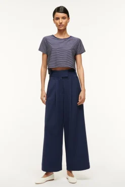 DEAN T-SHIRT  NAVY MICRO STRIPE