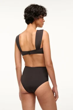 DECLAN HIGH RISE BIKINI BOTTOM  BLACK