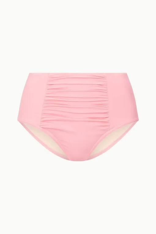DECLAN HIGH RISE BIKINI BOTTOM  PEARL PINK