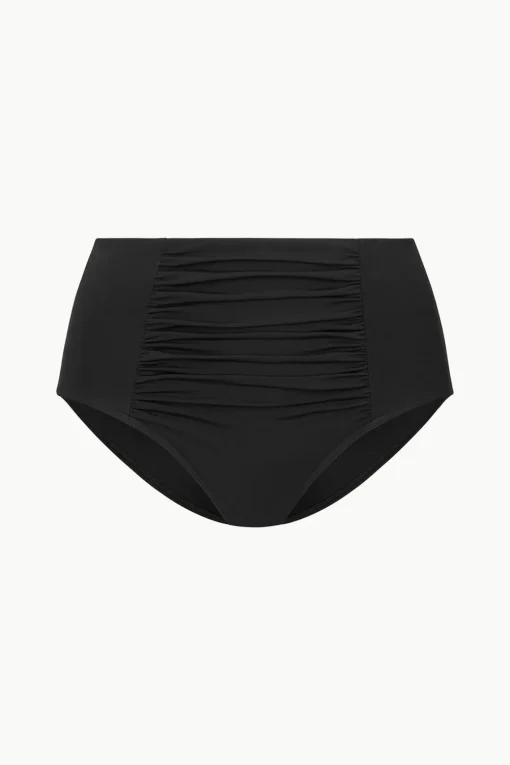 DECLAN HIGH RISE BIKINI BOTTOM  BLACK
