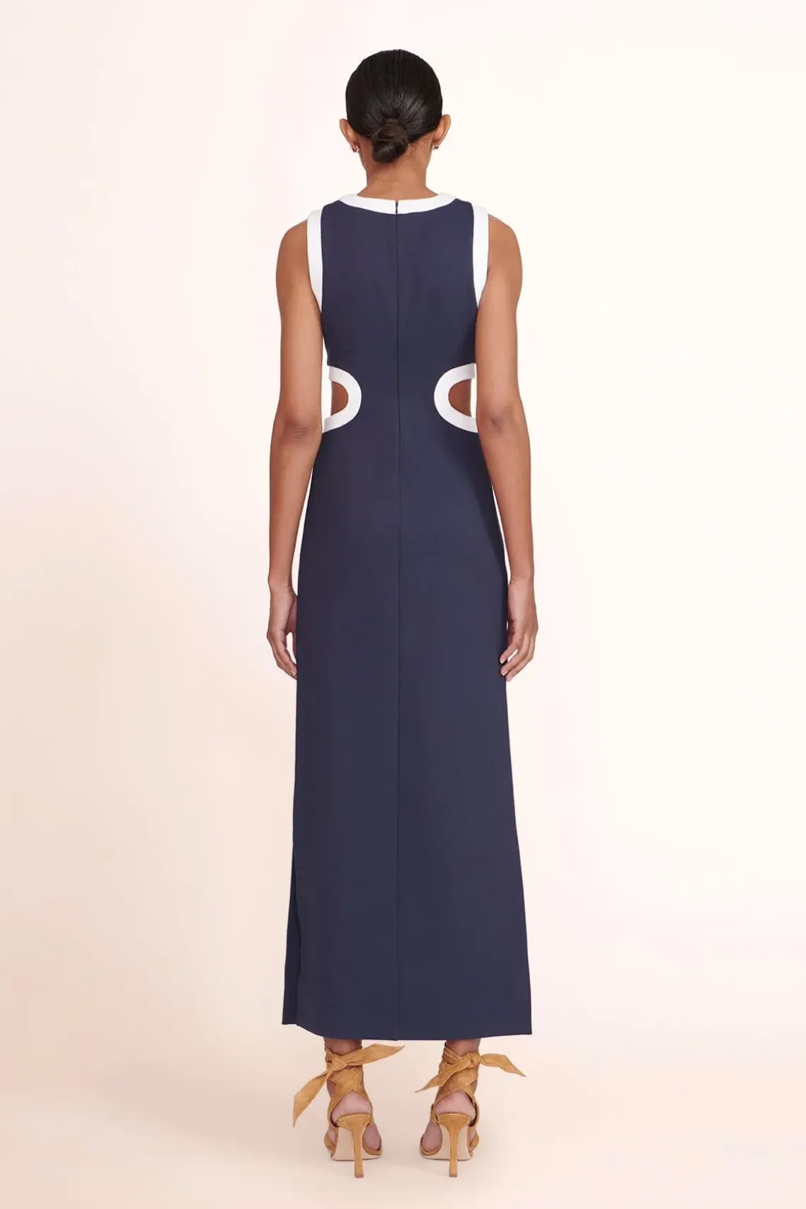 DOLCE DRESS NAVY WHITE