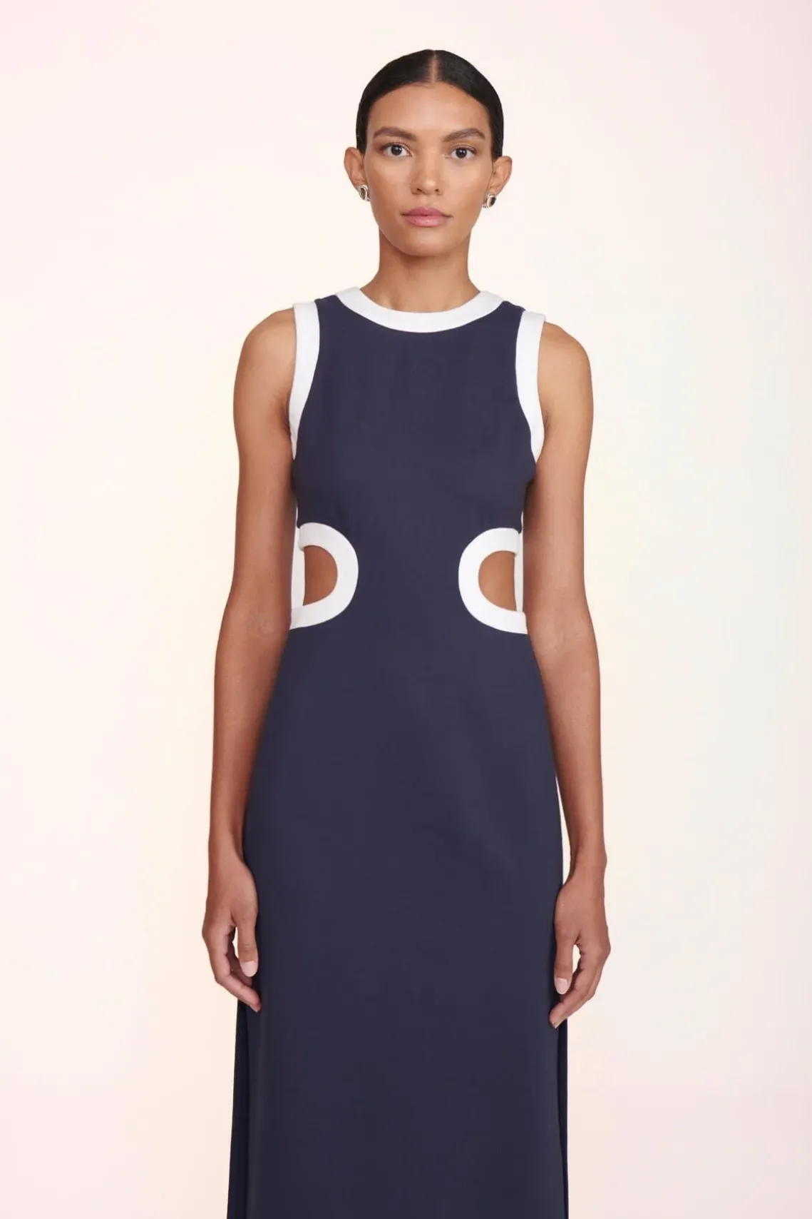 DOLCE DRESS NAVY WHITE