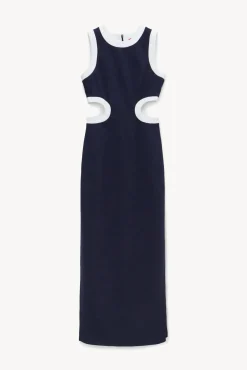 DOLCE DRESS NAVY WHITE