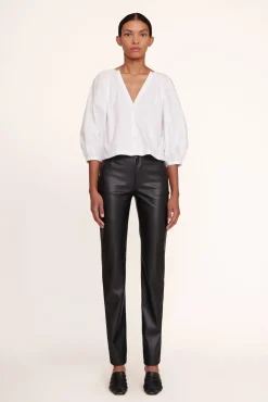 ELLIOT PANT  BLACK VEGAN LEATHER
