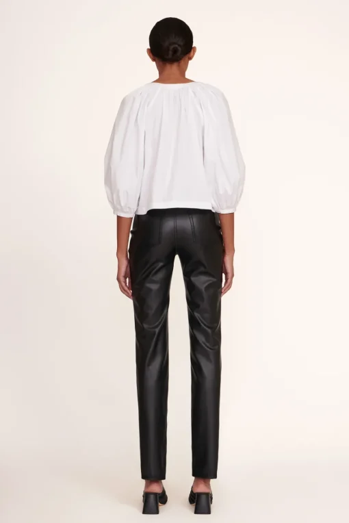 ELLIOT PANT  BLACK VEGAN LEATHER