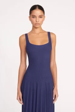 ELLISON DRESS  NAVY