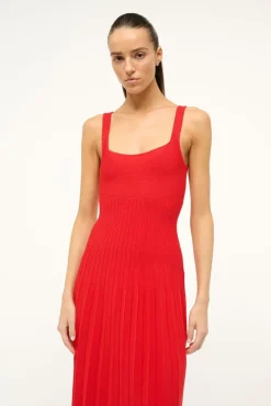 ELLISON DRESS  RED ROSE