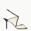 EMILIA STILETTO  CREAM BLACK