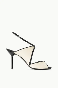 EMILIA STILETTO  CREAM BLACK