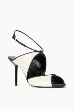EMILIA STILETTO  CREAM BLACK