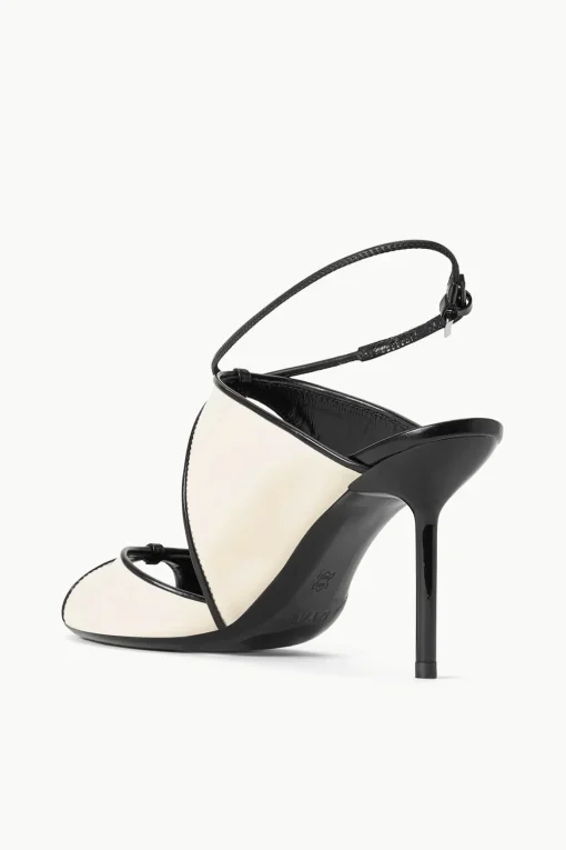 EMILIA STILETTO  CREAM BLACK