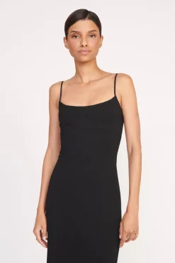 FARIDAH DRESS  BLACK IVORY