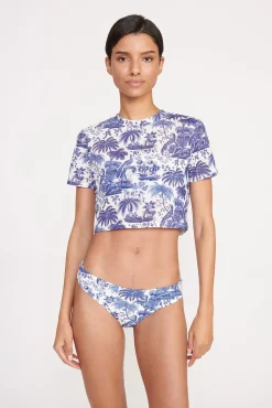FERNANDA TOP  BLUE TOILE