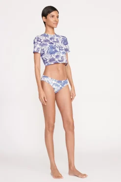FERNANDA TOP  BLUE TOILE