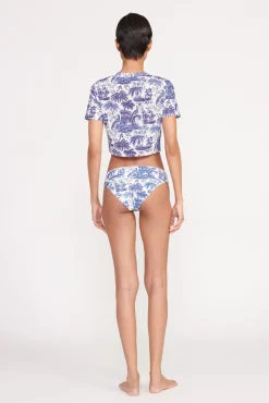 FERNANDA TOP  BLUE TOILE