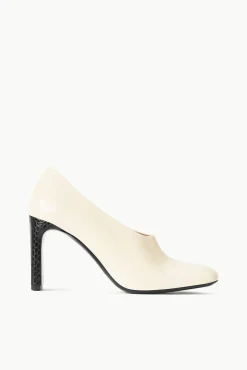 FLORENTINE PUMP  CREAM BLACK