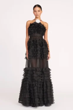 FLORIAN DRESS  BLACK