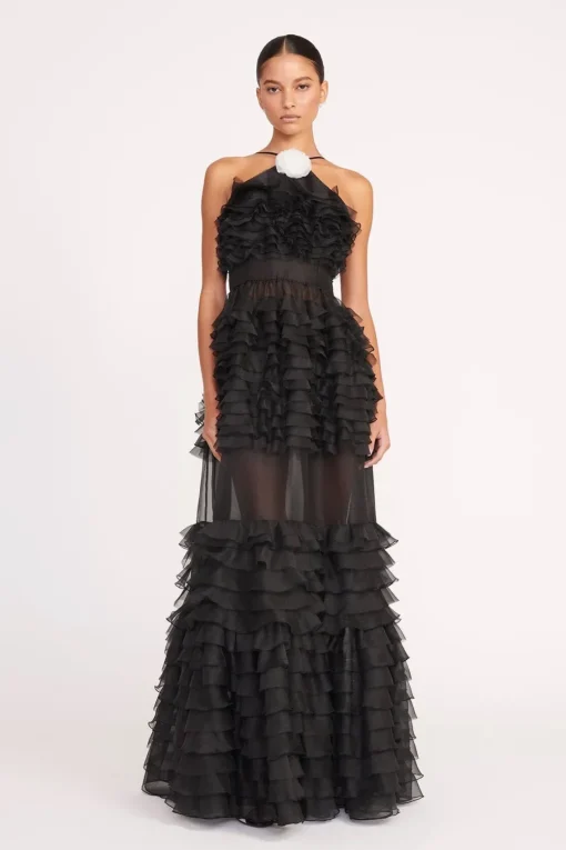 FLORIAN DRESS  BLACK
