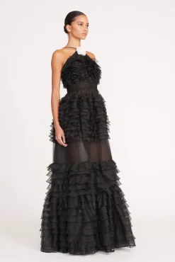 FLORIAN DRESS  BLACK
