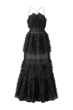 FLORIAN DRESS  BLACK
