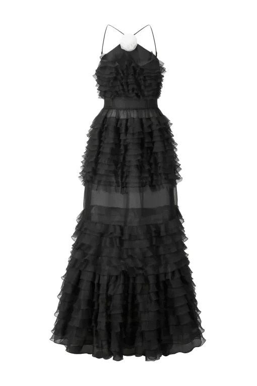 FLORIAN DRESS  BLACK