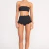 FLOURISH HIGH RISE BIKINI BOTTOM  BLACK