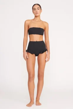 FLOURISH HIGH RISE BIKINI BOTTOM  BLACK
