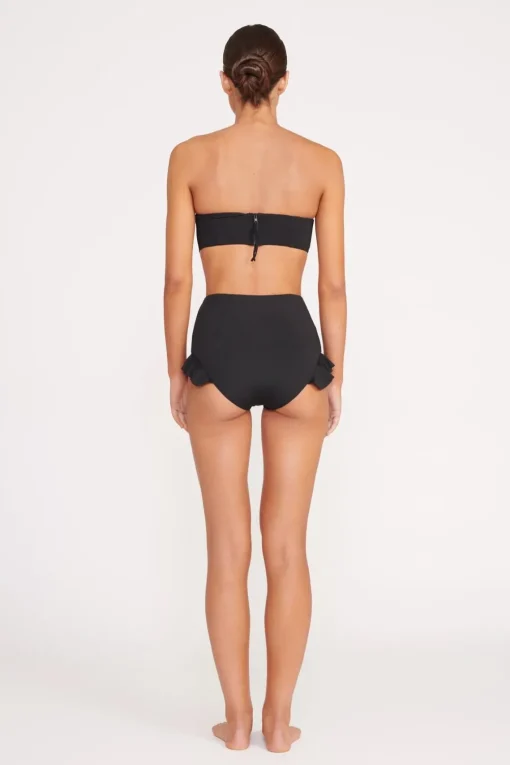 FLOURISH HIGH RISE BIKINI BOTTOM  BLACK