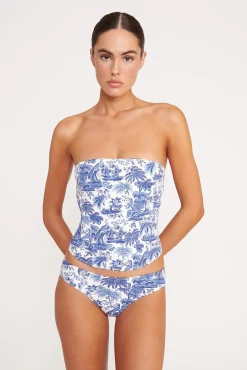 FRANCESCA BIKINI TOP  BLUE TOILE