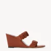 FRANKIE WEDGE  TAN