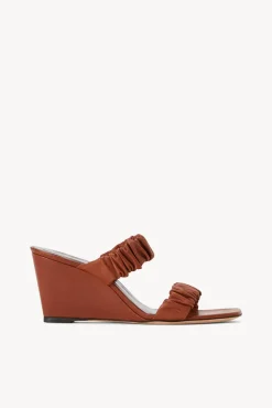 FRANKIE WEDGE  TAN