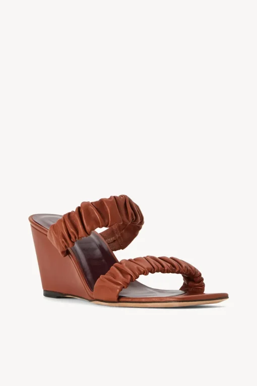 FRANKIE WEDGE  TAN
