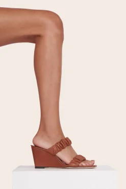 FRANKIE WEDGE  TAN