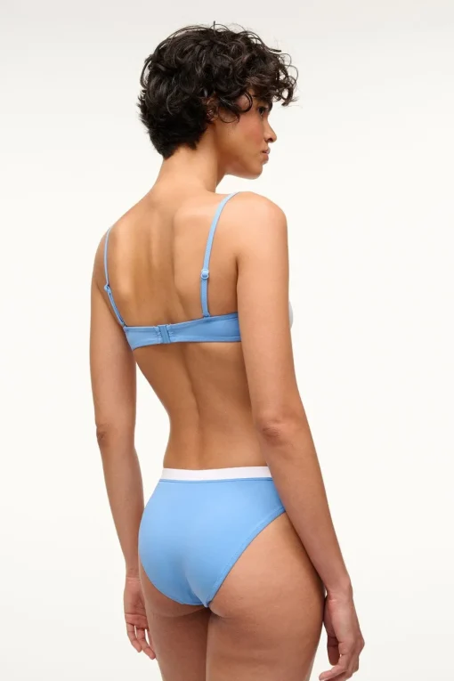 GEMMA BIKINI BOTTOM  AZURE WHITE