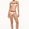 GEMMA BIKINI BOTTOM  IVORY BLACK