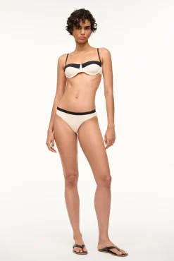 GEMMA BIKINI BOTTOM  IVORY BLACK