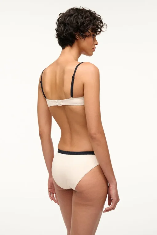 GEMMA BIKINI BOTTOM  IVORY BLACK