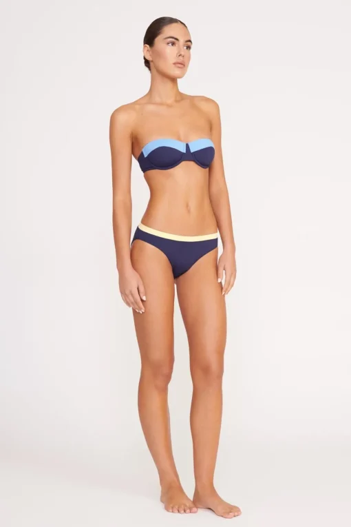 GEMMA BIKINI BOTTOM  NAVY COLORBLOCK