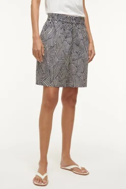 GENNY SHORT  NAVY MOSAIC