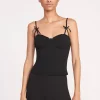 GEORGINA TOP  BLACK