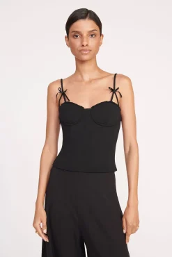 GEORGINA TOP  BLACK