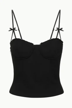 GEORGINA TOP  BLACK