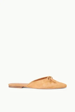 GINA MULE  CASHEW SUEDE