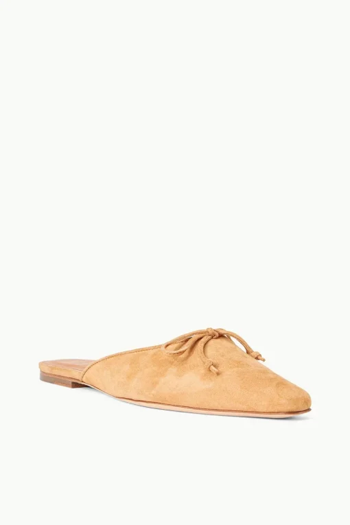 GINA MULE  CASHEW SUEDE