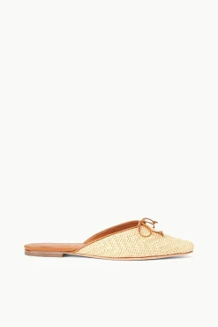 GINA MULE  NATURAL RAFFIA