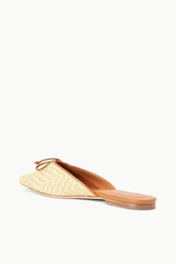 GINA MULE  NATURAL RAFFIA