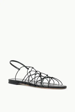 GIO KNOT SANDAL  BLACK
