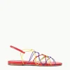 GIO KNOT SANDAL  RED ROSE MULTI