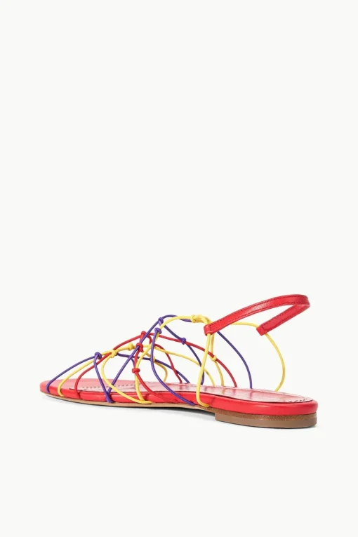 GIO KNOT SANDAL  RED ROSE MULTI